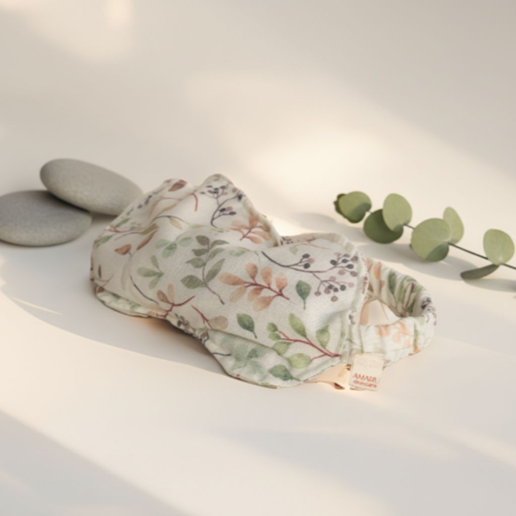 Ritual Pausa | Guatero antifaz+vela aromática+aromaterapia roll on