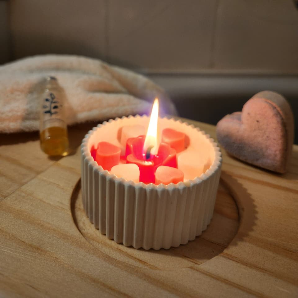 Vela Romance | Aroma caramelo | 60 grs