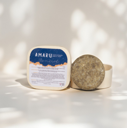 Champú sólido cabello graso "Control" | Regula el sebo e hidrata