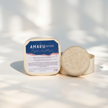 Champú sólido cabello normal "Equilibrio" | Hidrata y nutre desde la raíz