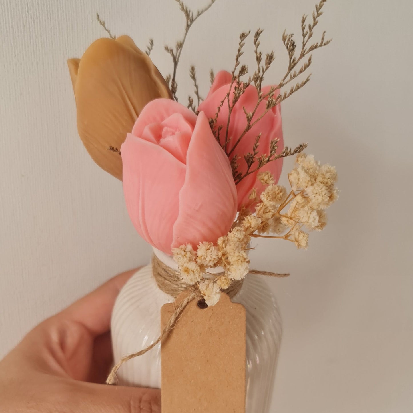 Tulipanes - Florero | Velas aromáticas | decora tu baño