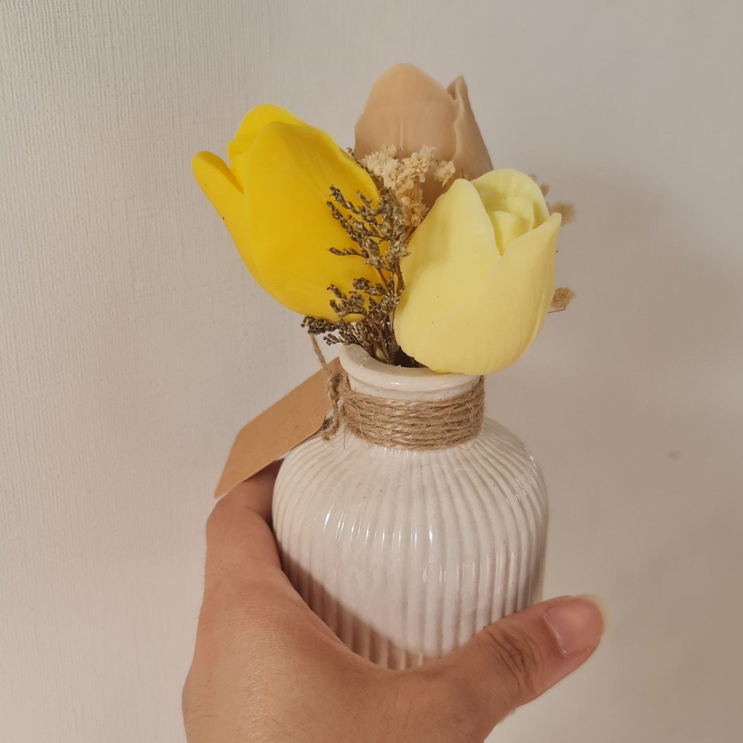 Tulipanes - Florero | Velas aromáticas | decora tu baño