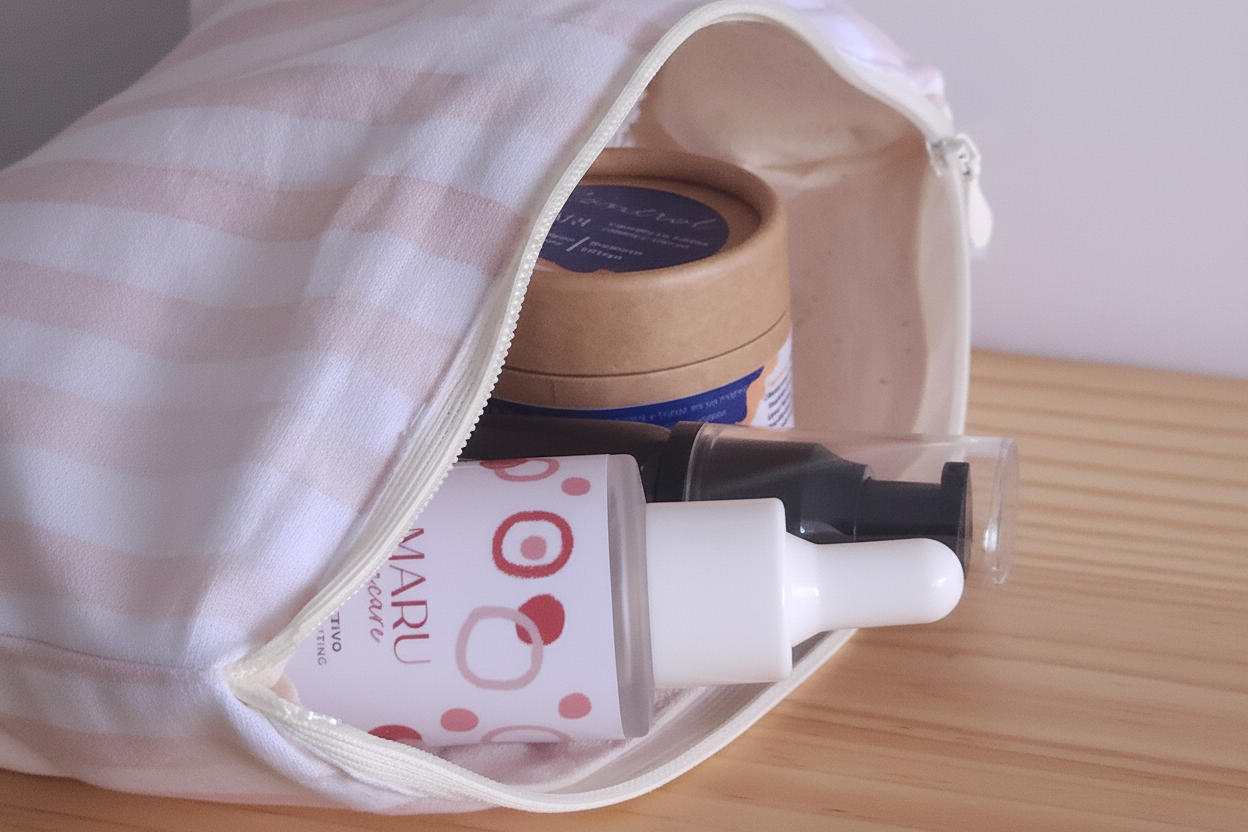 Ritual Explora | Cosmetiquero + serum + Shampoo + acondicionador + scrunchie