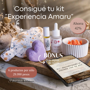 Tu experiencia Amaru | Guatero+vela+aromaterapia+serum+bomba+regalo