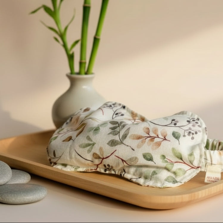 Ritual Pausa | Guatero antifaz+vela aromática+aromaterapia roll on