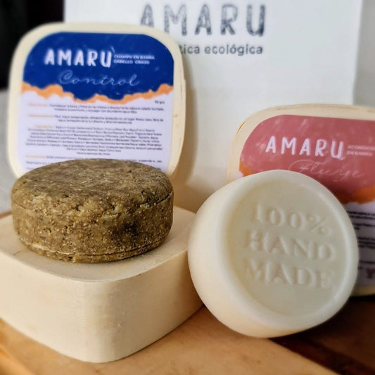 Kit Esencia para un cabello saludable | Champú y acondicionador en barra