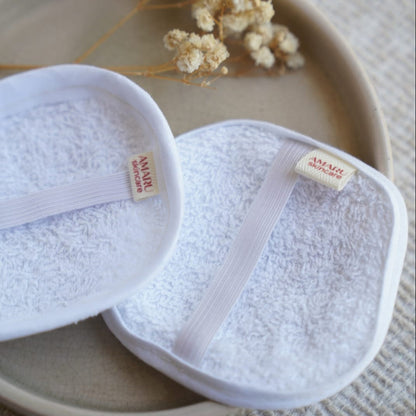 Pétalos reutilizables de algodón | cuidado consciente cada día