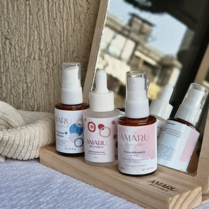 Ritual Experiencia| Limpiador+Crema+ Sérum+Cintillo+Muñequeras+Pétalos