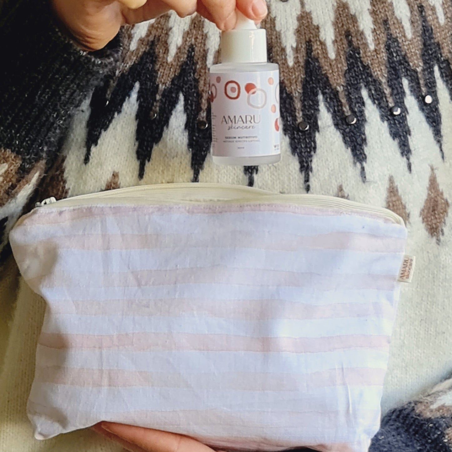 Cosmetiquero | neceser de algodón