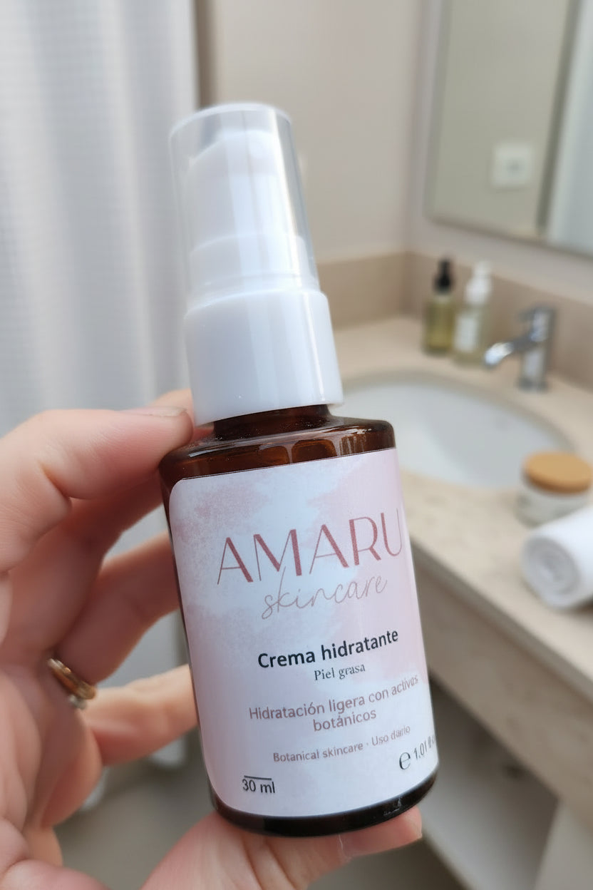Crema facial Piel grasa | Control brillo y acción alisadora