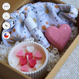 Ritual Spa en Casa |Vela aromática+guatero antifaz+aromaterapia+bomba tina