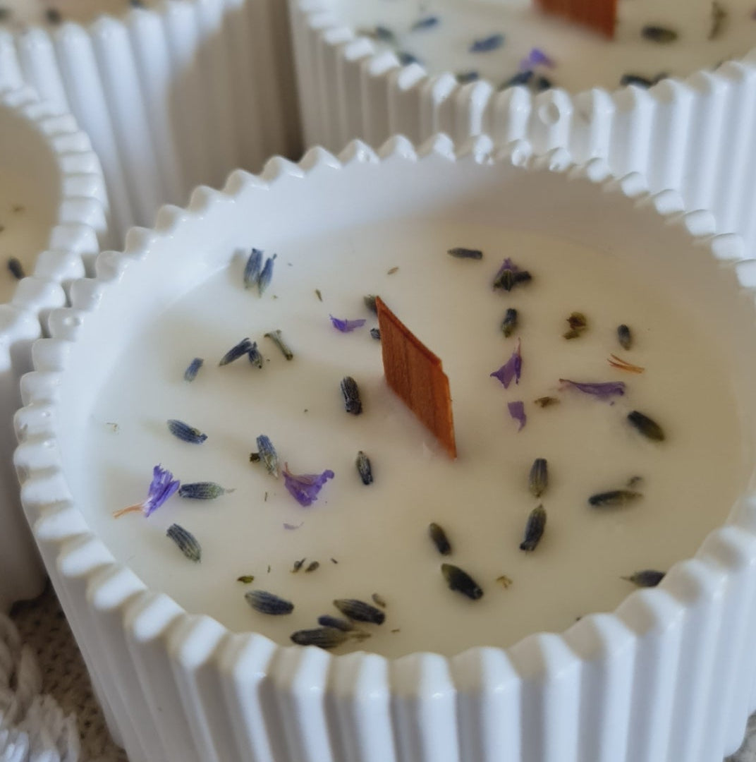 Vela Refugio | Aroma Canela o Lavanda | 70 grs